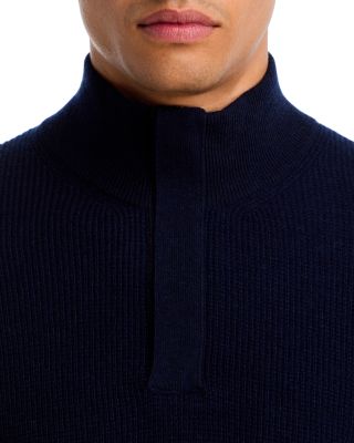 Textured Quarter Zip Sweater