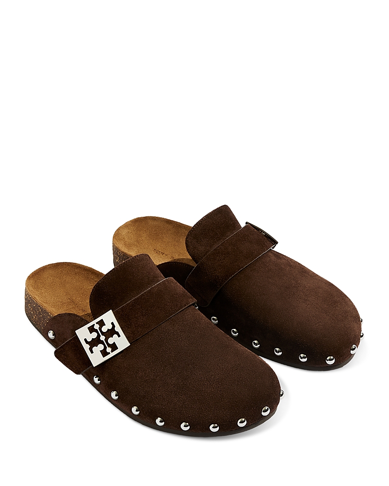 Tory Burch Mellow Stud Mule In Brown