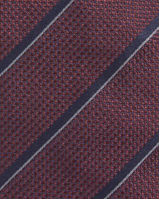 Silk Classic Stripe Tie 