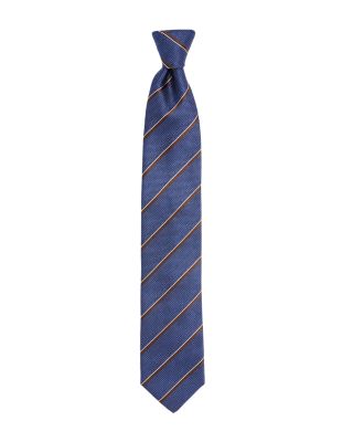 Silk Classic Textured Stripe Tie