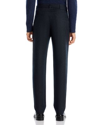 Impeccabile Wool Flannel Regular Fit Five Pocket Pants