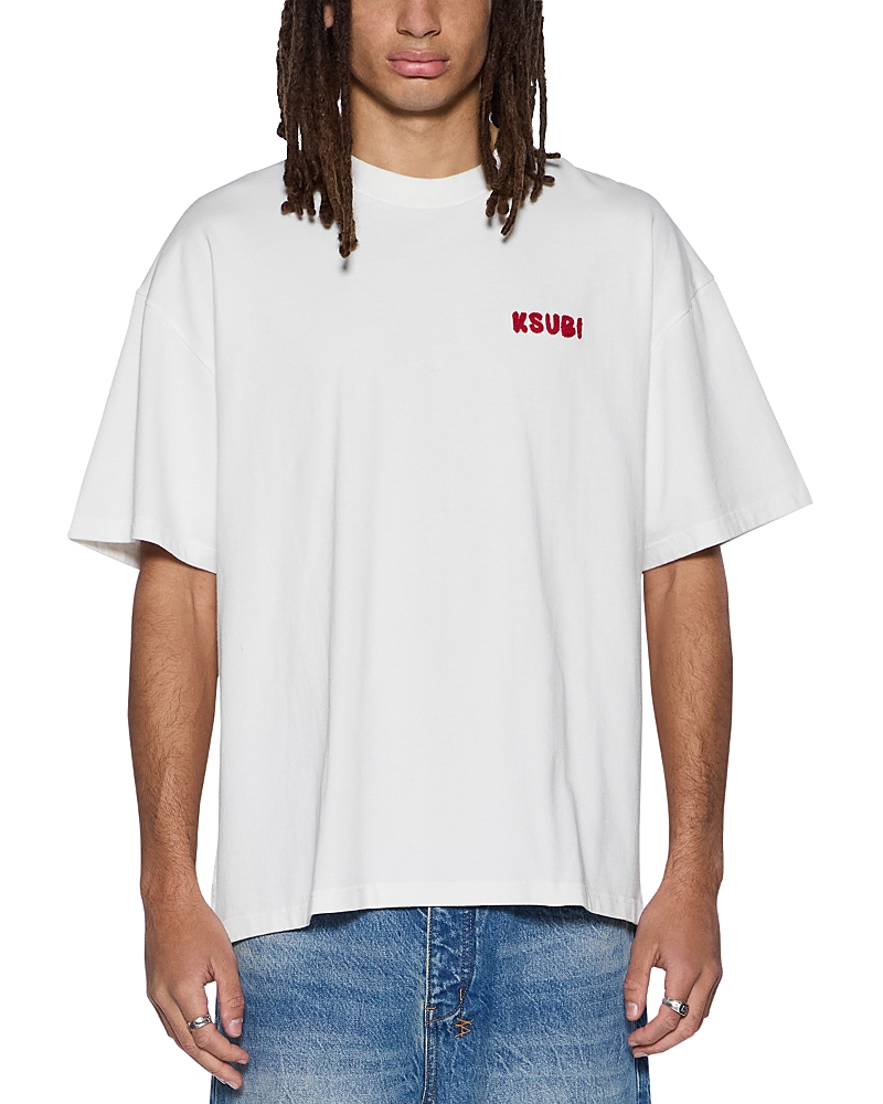 Ksubi Mechanic Ekcess Oversized Graphic Tee In White