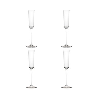Grace Transparent Champagne Glass, Set of 4