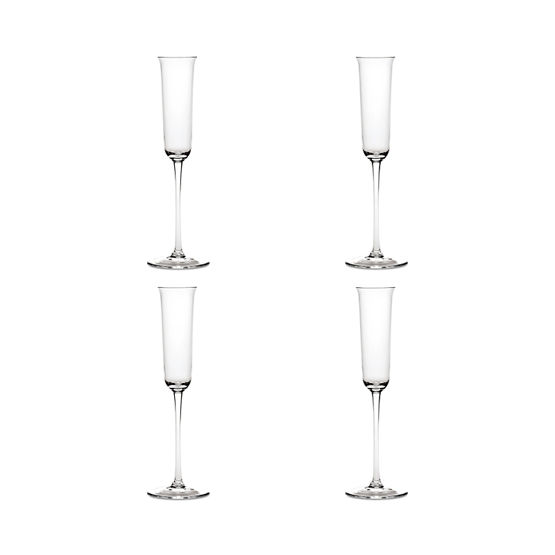 Serax Grace Transparent Champagne Glass, Set of 4