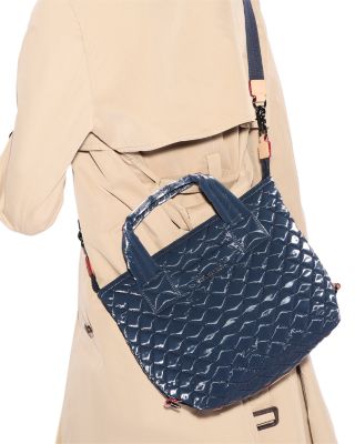 Small Liquid Sutton Deluxe Top Handle Bag