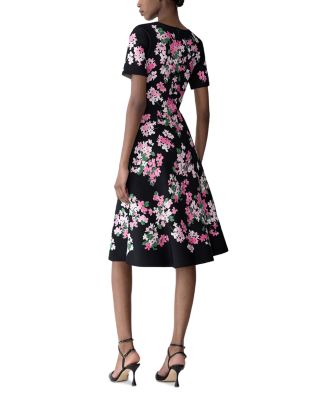 Short Sleeve Fit and Flare Dress