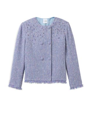 Textured Tweed Jacket