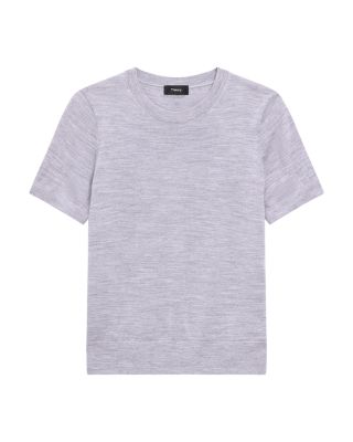 Lightweight Wool Short Sleeve Top