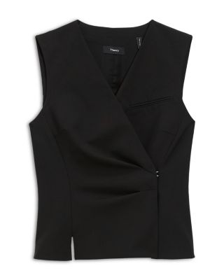Sleeveless Wrap Vest