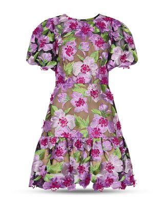 Yasmin 3D Floral Dress