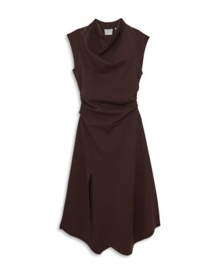 Harlan Twill Jersey Midi Dress