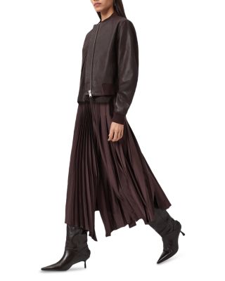 Orten Leather Bomber Jacket