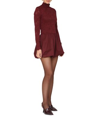Bubble Hem Mini Dress