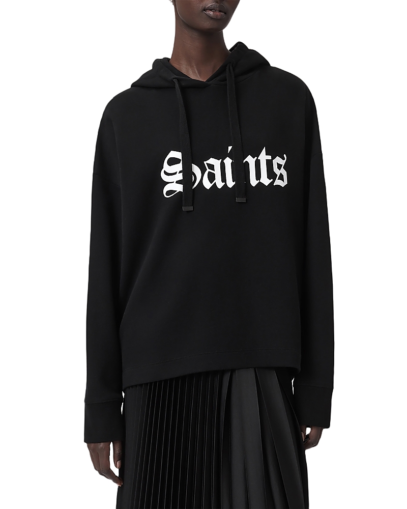 Allsaints Saint Etie Hoodie In Black