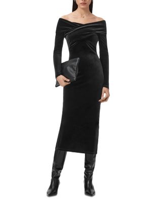 Delta Velvet Midi Dress