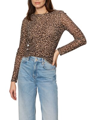 Long Sleeve Mesh Top