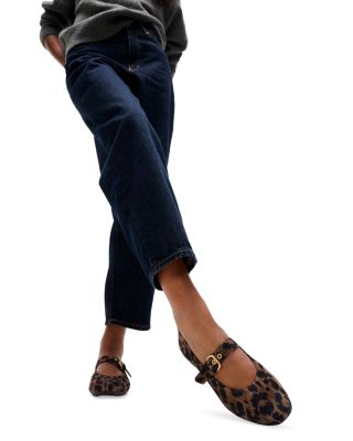 Women's Delicato Leopard Mary Jane Flats