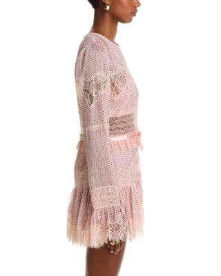 Sevilla Lace Trim Mini Dress