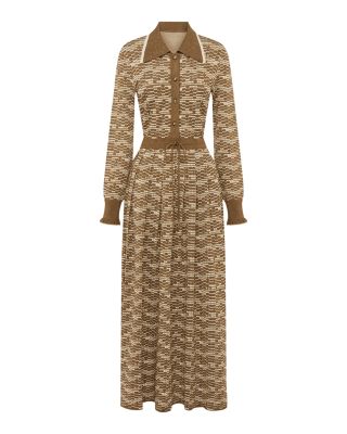 Stephanie Knit Shirt Dress