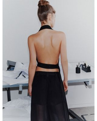 Body Black Sleeveless Blazer