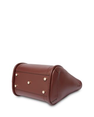 Marins Bordeaux Leather Handbag