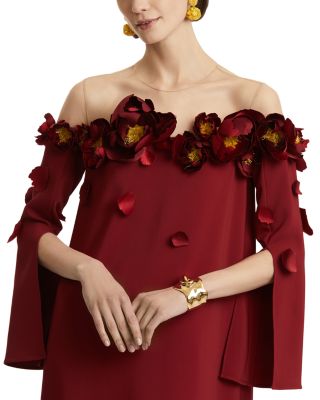 Flower Embellished Gown