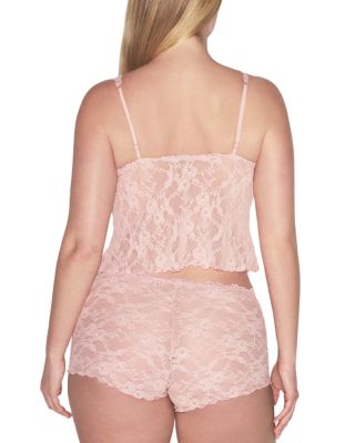 Stretch Floral Lace Camisole Set