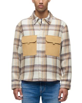Plaid Flap Pocket Button Shirt