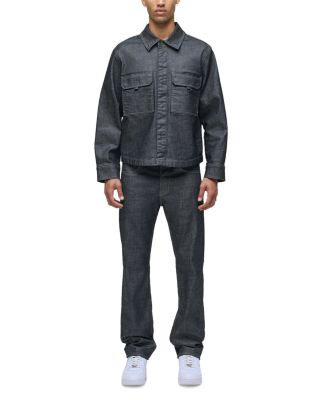 Wes Classic Straight Jeans in Coated Gunmetal