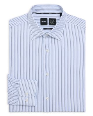 Hank Slim Fit Stretch Button-Front Shirt
