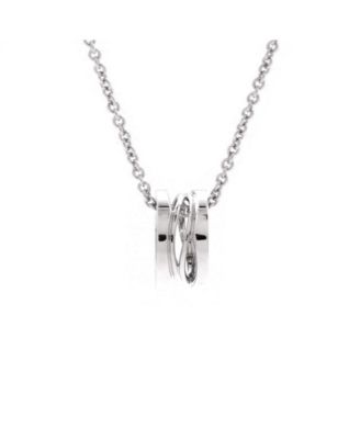 Pre-Owned Bvlgari - B.Zero1 Design Legend Zaha Hadid Pendant Necklace 18K White Gold