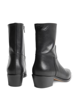 Women's Western Leather Ankle Boots