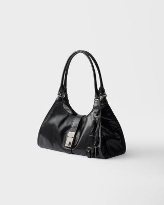 Soft Sound Large Leather Shoulder Bag with Charms