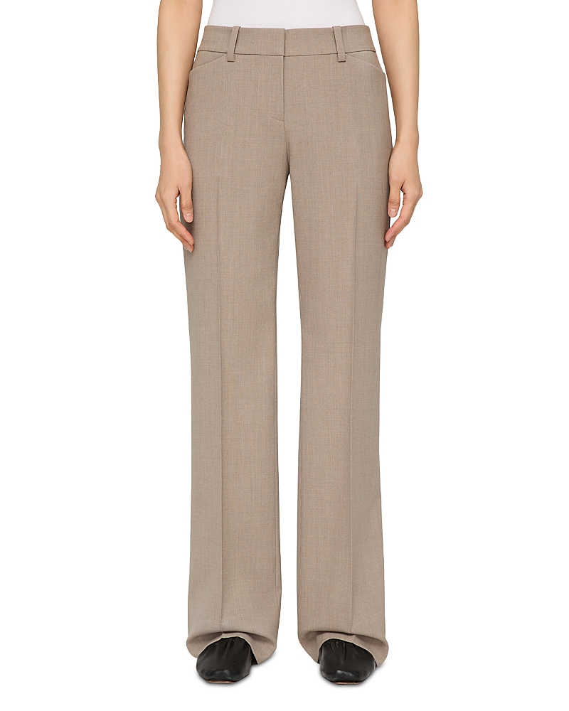 Lafayette 148 Responsible Stretch Wool Reade Straight Leg Pant In Multi