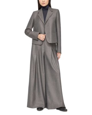 Lafayette 148 New York Cashmere Stand Collar Pullover Sweater