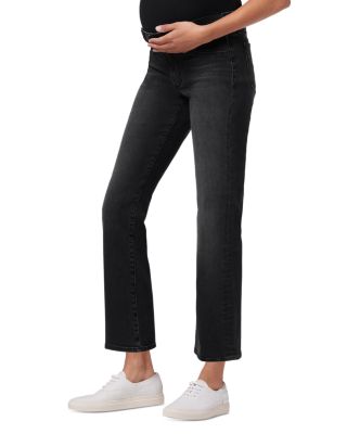 The Icon Crop Bootcut Maternity Jeans in Delphine