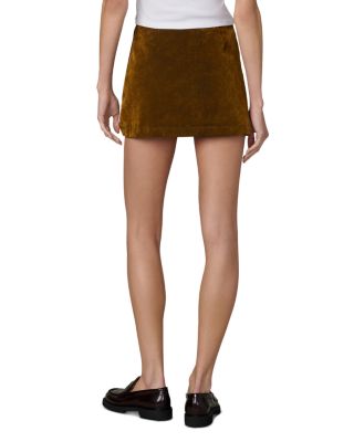 The Mini Flocked Skirt