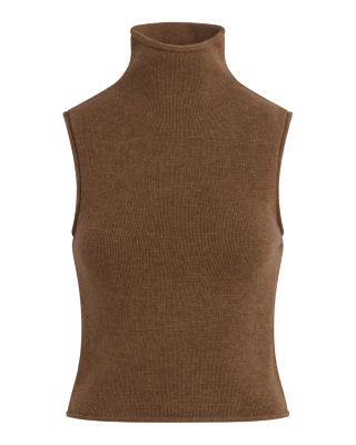 The Stevie Sleeveless Roll Neck Sweater
