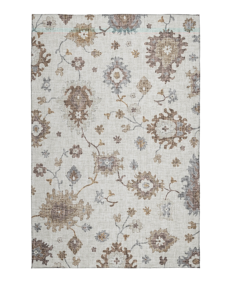 Dalyn Rug Company Dalyn Portico Washable Po6 Area Rug, 5' X 7'6 In White