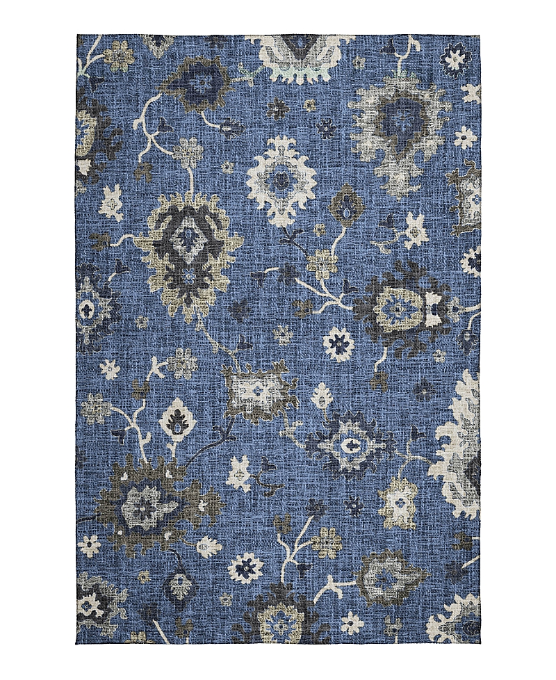 Dalyn Rug Company Dalyn Portico Washable Po6 Area Rug, 5' X 7'6 In Blue