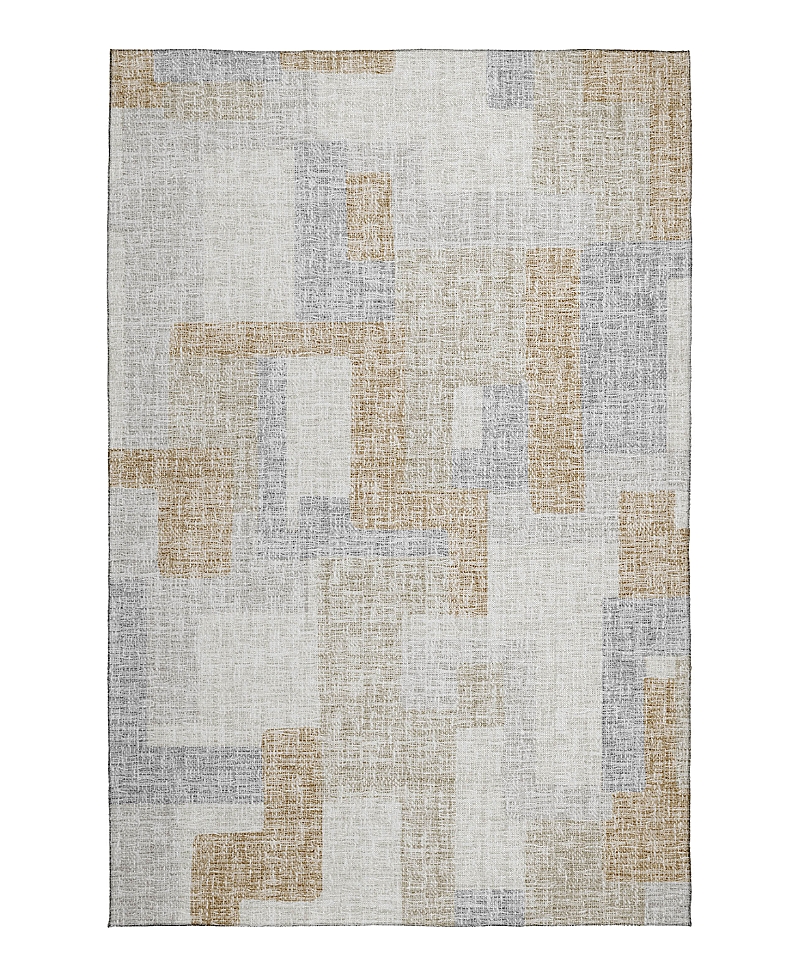 Dalyn Rug Company Dalyn Portico Washable Po3 Area Rug, 10' X 14' In White