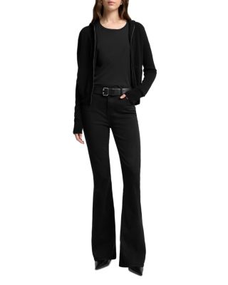 High Rise Ali Flared Leg Jeans in Black