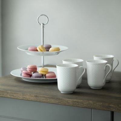 Rhombe Mug With Handle, Set of 2