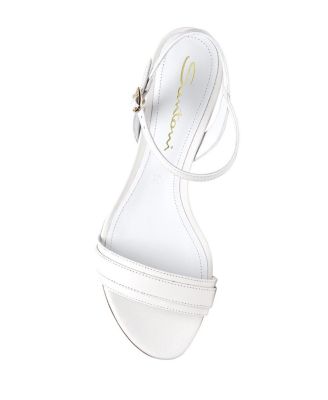 Women's Leather Mid-heel Sandals