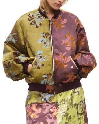 Adriana Jacquard Bomber Jacket