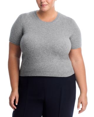 100% Cashmere Short Sleeve Crewneck Sweater - Exclusive