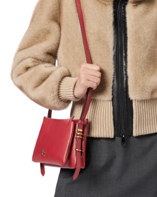 Triplet Mini Vitello Leather Shoulder Bag