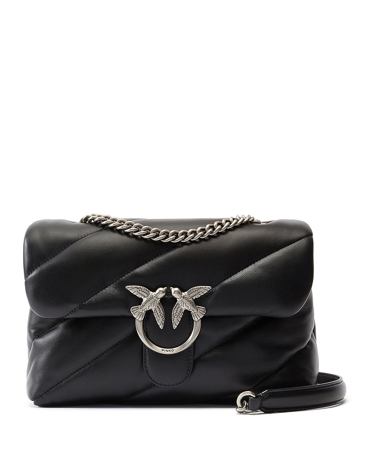 Pinko Love Puff Classic Leather Shoulder Bag