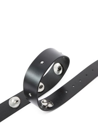 Women's Studs Vitello Leather Belt