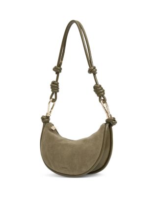 Avery Suede Shoulder Bag